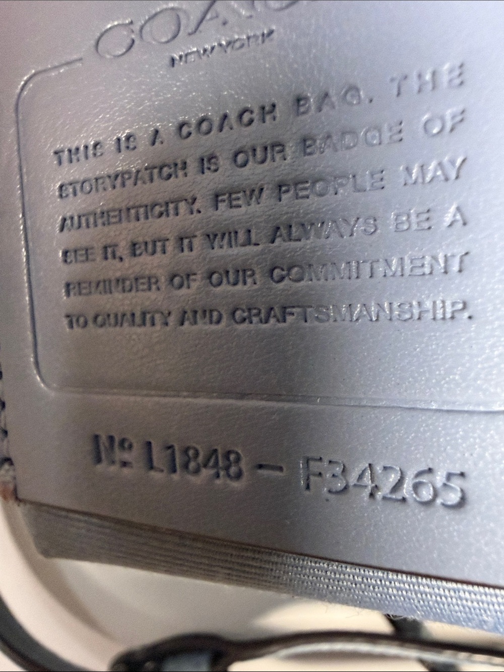 Coach Lyla Crossbody Pebbled Leather Style F34265 - Picture 13 of 13
